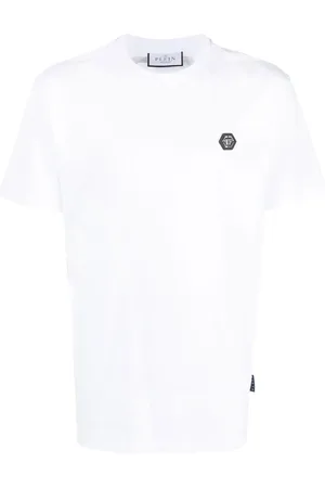 Philipp Plein T-shirt med logomærke