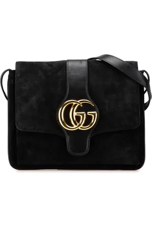 Gucci Arli crossbody-taske i ruskind fra 2000-2015