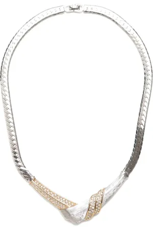 Dior Krystaludsmykket halskæde fra 1995-2015
