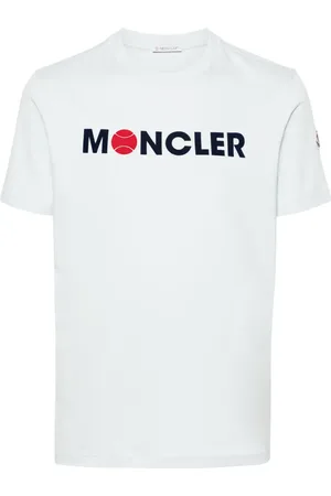 Moncler T-shirt med flock-logo