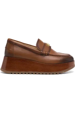 Michael Kors Indy loafers med poleret effekt