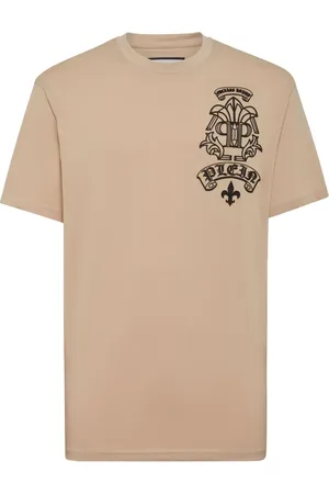 Philipp Plein T-shirt med logoapplikation