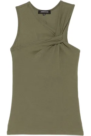 BARBARA BUI Asymmetrisk tanktop med draperet detalje