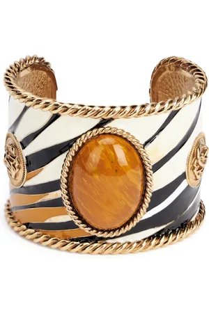 Roberto Cavalli Armbånd i metal med emalje