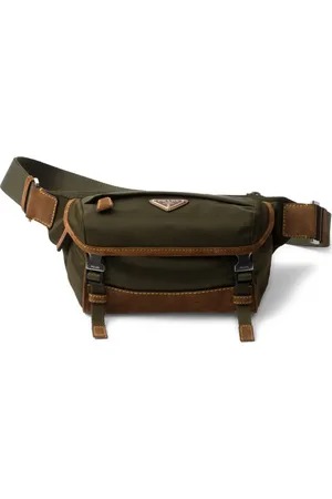 Prada Lille utility-skuldertaske i kanvas