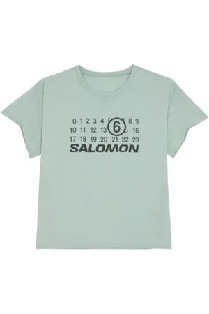 Maison Margiela X Salomon T-shirt med logotryk