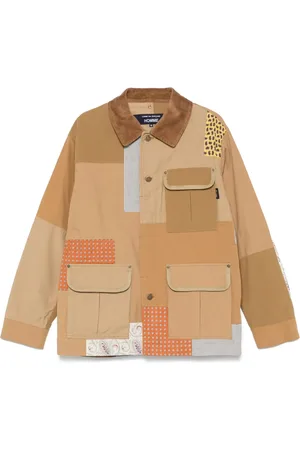 Comme des Garçons Jakke med patchwork-design