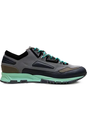 Lanvin Reflective Grey/Navy Blue løbesneakers