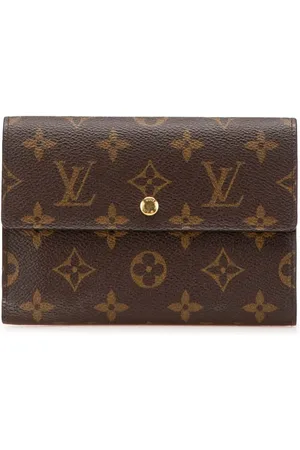 LOUIS VUITTON Lille Porte Tresor Etui Papier pung med monogram fra 2001
