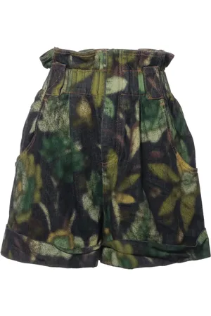 Fendi 2019 shorts med blomstret motiv