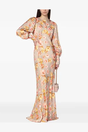 By Malina Selskabskjole med blomstertryk