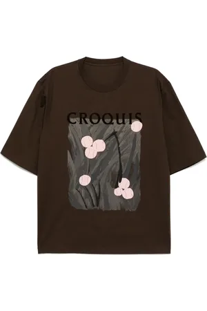 CROQUIS T-shirt med grafisk tryk