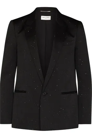 Saint Laurent Blazer med slitageeffekt