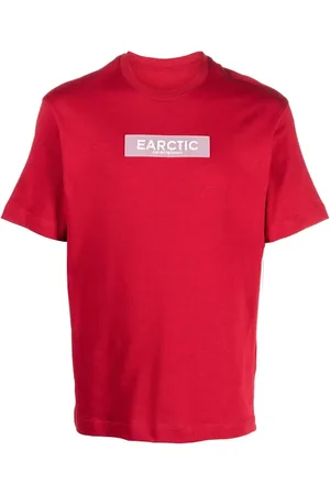 Emporio Armani T-shirt med logomærke og rund hals