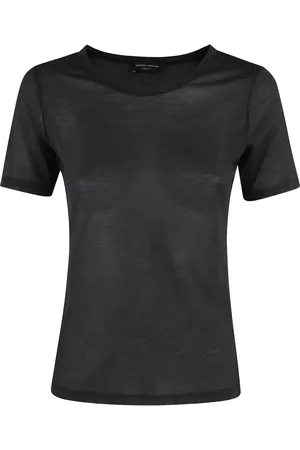 Roberto Collina Halv-gennemsigtig T-shirt