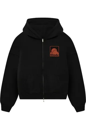 Rhude Moonlight Badge hættetrøje med lynlås