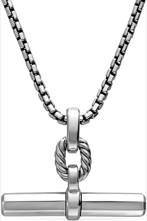 David Yurman Lexington E/W Barrel vedhæng i sterlingsølv (36 mm)