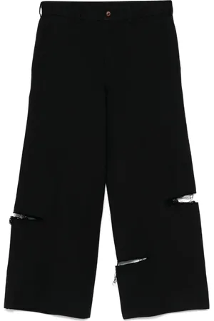 Comme des Garçons Bukser med slitageeffekt