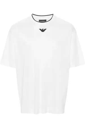 Emporio Armani T-shirt med logobroderi