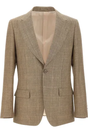 LARDINI Blazer med houndstooth-mønster