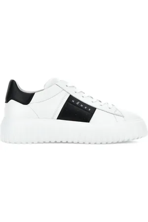 Hogan H-Stripes sneakers i ruskind
