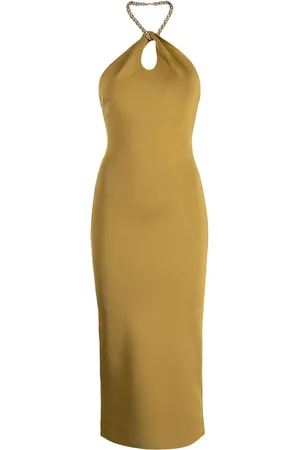 GALVAN Cleopatra kjole med halterneck