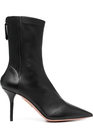 Aquazzura Saint Honore 85 læderstøvler