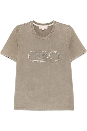 Michael Kors Klassisk T-shirt med empire-nitter