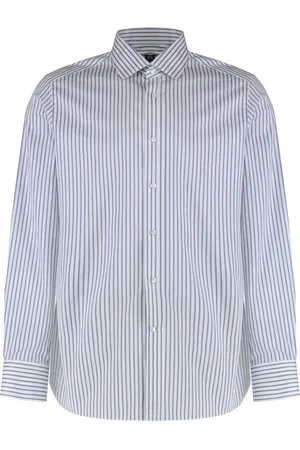 Ermenegildo Zegna Stribet skjorte
