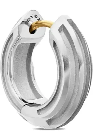 David Yurman Armory hoop-ørering i sterlingsølv (14 mm)