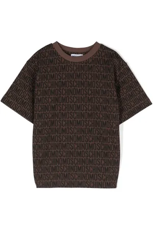 Moschino T-shirt med jacquard-logo