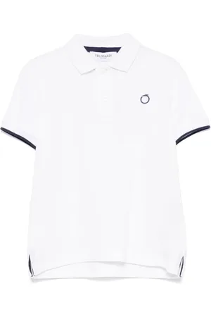Trussardi Polo med logoapplikation