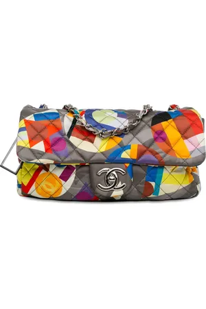 CHANEL Lille Coco Color Flap-skuldertaske i nylon fra 2014-2015