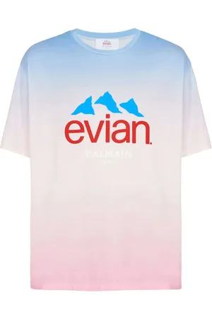 Balmain X Evian T-shirt med gradueret effekt