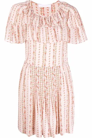 See by Chloé Kort blomstret kjole i kappe-stil