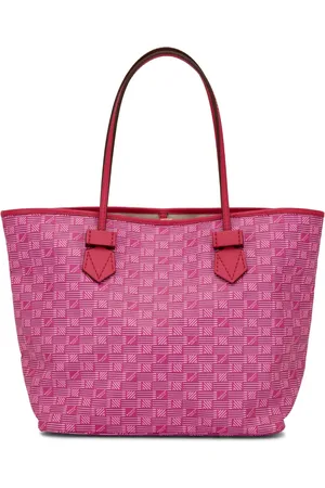 MOREAU Tote i kanvas med monogram