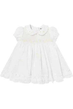 Sarah Louise Kjole med smock-krave