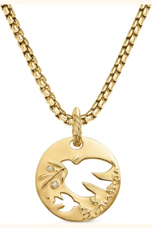 David Yurman DY Elements Dove vedhæng i 18 karat guld (21,7 mm)