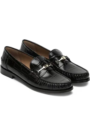 Salvatore Ferragamo Krokodilleprægede Harry loafers