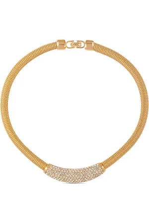 Dior Halskæde med krystaludsmykning fra 1980