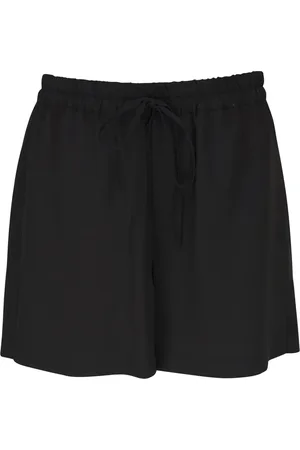 NILI LOTAN Shorts i silke-twill
