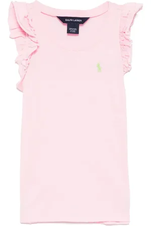 Ralph Lauren T-shirt med ærmer i flutter-design
