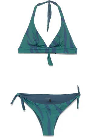 FISICO Bikini med zebra-tryk