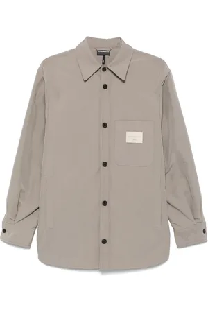 Emporio Armani Skjortejakke med logomærke