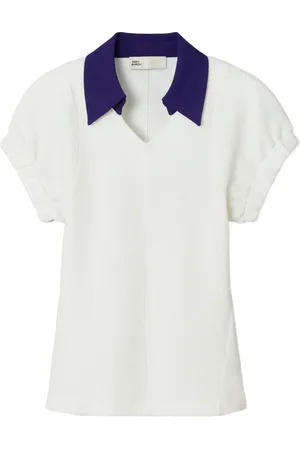 Tory Burch Kortærmet top med polokrave