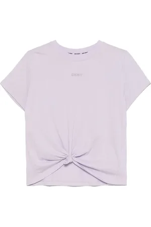 DKNY T-shirt med nitteudsmykning