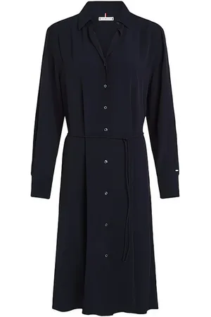 Tommy Hilfiger Mellemlang skjortekjole