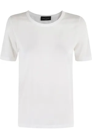 Roberto Collina Halv-gennemsigtig T-shirt