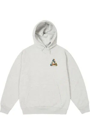 PALACE Jungle Dream Grey Marl hættetrøje