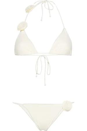 LA REVECHE Ashar bikini med blomsterapplikation